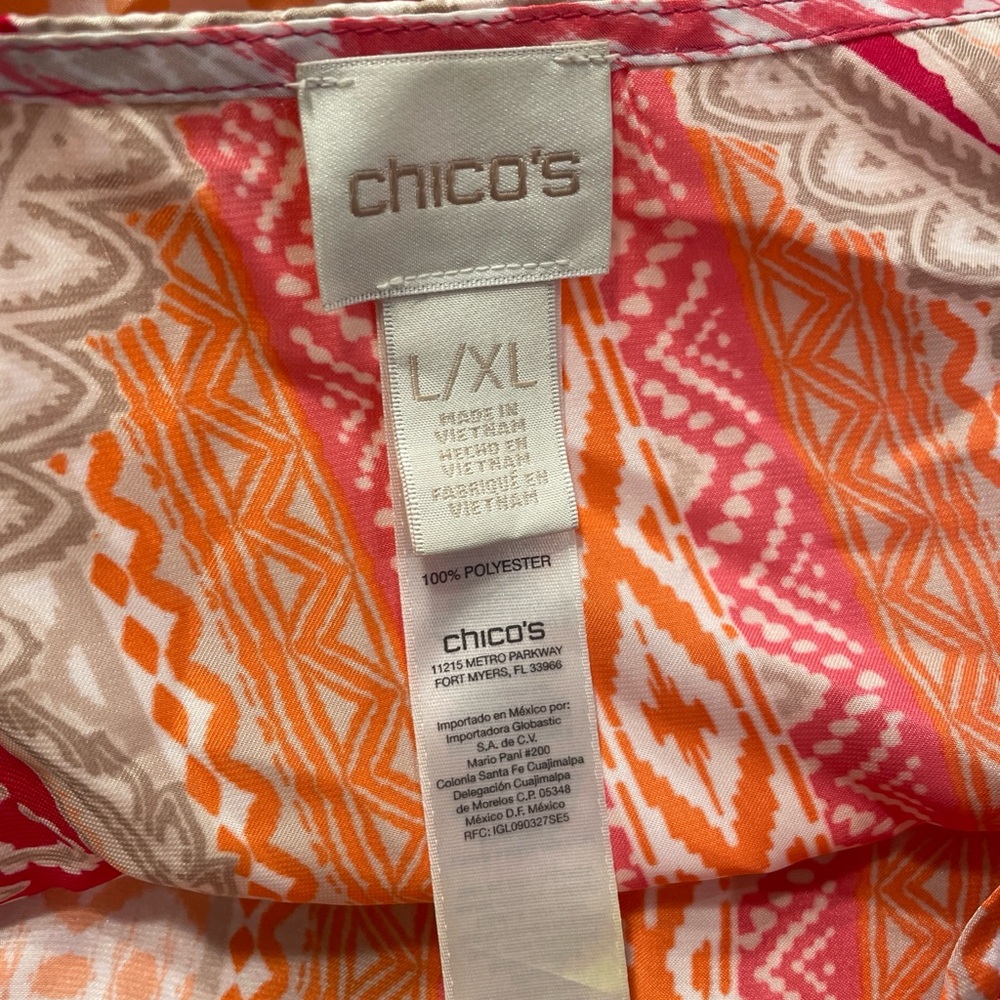 Chico’s Boho Pattern Top - Picture 7 of 8
